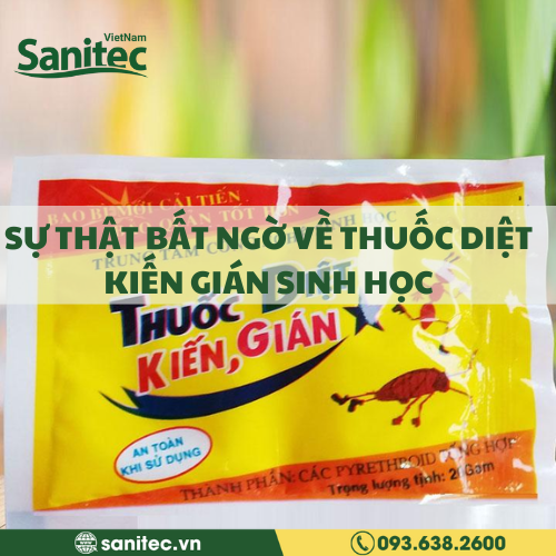 SỰ THẬT BẤT NGỜ VỀ THUỐC DIỆT KIẾN GIÁN SINH HỌC